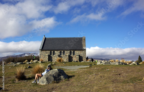 Photo: The Church of the Good Shepherd, Lake Tekapo. New Zealand The Church of the Good Shepherd, Lake Tekapo. New Zealand