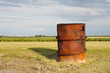 Foto: Verrostete Tonne Verrostete Tonne
