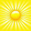 Bright Sunburst With Beams Bright Sunburst With Beams