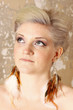 Blond with earings