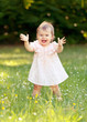 Foto: Little girl in a meadow Little girl in a meadow