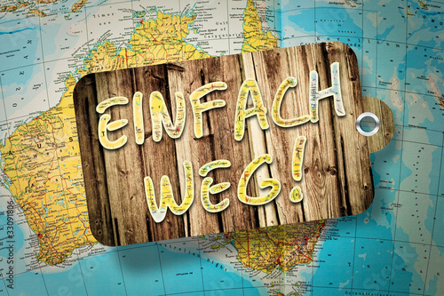 Illustration: Einfach weg! Einfach weg!