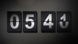 24 hours at flip clock with alpha channel