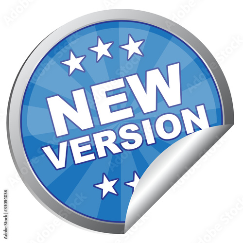Vektor: NEW VERSION ICON NEW VERSION ICON