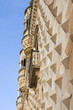 detalle de fachada, palacio del infantado