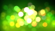Green bokeh loop