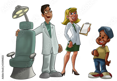 Illustration: dentist dentist
