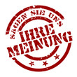 stempel sagen sie uns ihre meinung I stempel sagen sie uns ihre meinung I