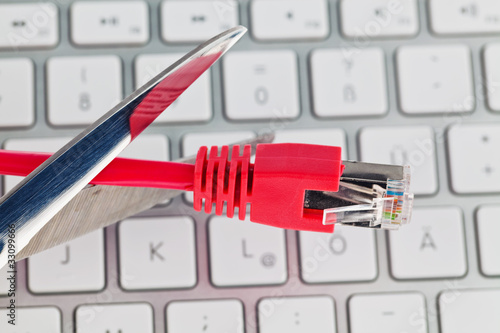 Photo: Netzwerk Kabel eines Computers Netzwerk Kabel eines Computers