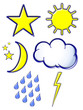 Icônes météo, série 7 Icônes météo, série 7