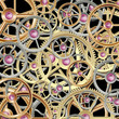Vektor: Zahnrad Gewirr - Steampunk 1 Zahnrad Gewirr - Steampunk 1