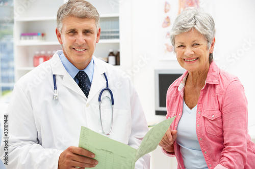 Photo: Doctor with female patient Doctor with female patient