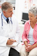 Doctor with female patient