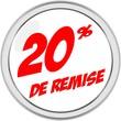 BOUTON 20% DE REMISE