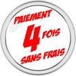 bouton paiement 4 fois sans frais