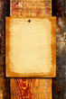 blank paper hanging on the wooden background blank paper hanging on the wooden background