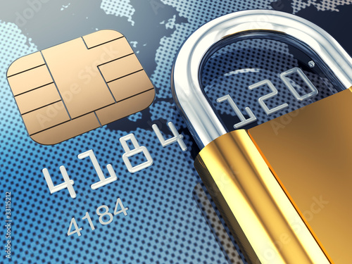 Foto: Safe banking , 3d illustration Safe banking , 3d illustration