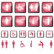 toilette sign vector toilette sign vector