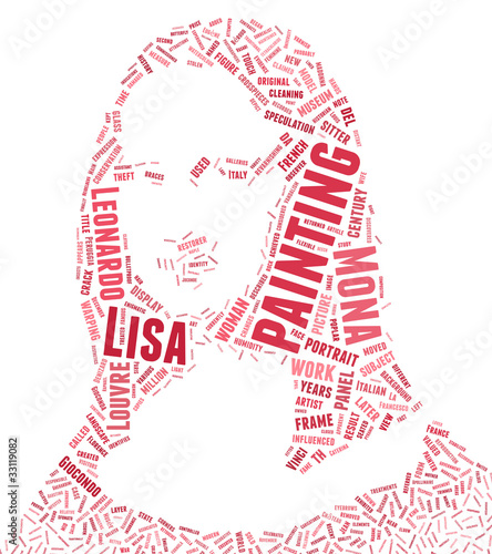 Photo: Mona Lisa - Abstract Design Wallpaper Mona Lisa - Abstract Design Wallpaper