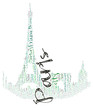 Paris (France) - Abstract Design Wallpaper