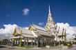 thai temple and nice blue sky