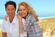 Couple by the sea