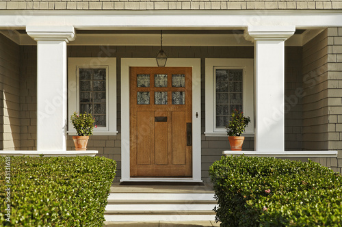 Photo: Wooden Front Door Wooden Front Door