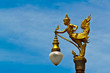 Thai style light pillar at Phra Phutthabat Saraburi