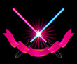 Crossed light sabers