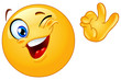 Winking emoticon