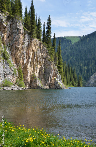 Photo: Kolsay Lake in Kazakhstan Kolsay Lake in Kazakhstan