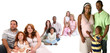 Photo: Large Group of Families Large Group of Families
