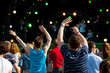 Crowd of fans at a concert