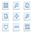 Image viewer web icons set 1, blue notes Image viewer web icons set 1, blue notes