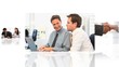 Montage of different business situations