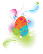 Eastern Rabbit searching eggs Eastern Rabbit searching eggs