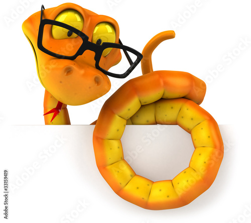 Illustration: Serpent à lunettes Serpent à lunettes