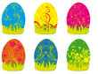 Eastern Rabbit searching eggs color Eastern Rabbit searching eggs color