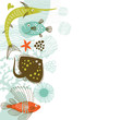 Sea background , vertical format Sea background , vertical format