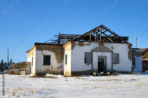 Photo: Destroyed house Destroyed house