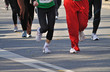 Legs of Marathon Runners