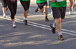 Legs of Marathon Runners