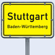 Wegweiser nach StVO - konzeptuell – Freisteller