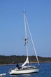 Reparatur am Segelmast