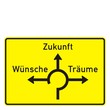 Wegweiser - Kreisverkehr - nach StVO - Konzeption