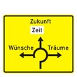 Wegweiser - Kreisverkehr - nach StVO
