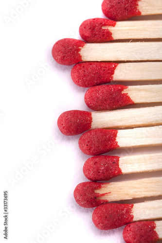 Photo: match in white match in white