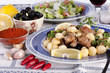 Cooked meat with potatoes