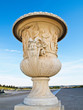 Beautiful vase at versailles with blue sky