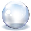 Glas Kugel Transparent